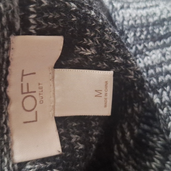 LOFT Gray and Black Knit Pencil Skirt Size M - Picture 5 of 5